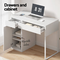 Computer Desk Drawer Cabinet White