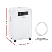 Devanti 70L Dehumidifier Commercial Moisture Absorber Air Dryer 8.5L Water Tank