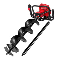 Giantz Post Hole Digger 200mm Petrol Drill Extension Auger Bits