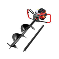 Giantz Post Hole Digger 300mm Petrol Drill Auger Extension Bits