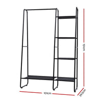 Clothes Rack Wardrobe Coat Stand Closet 150cm