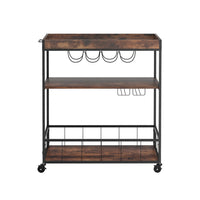 Kitchen Island Rolling Serving Cart