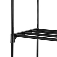 Shoe Rack DIY Stackable 10-tier Black Dunn