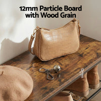 Artiss Shoe Rack 4 tier Storage Organiser Walnut