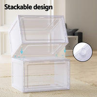 Shoe Box DIY Set of 6 Stackable Magnetic Door