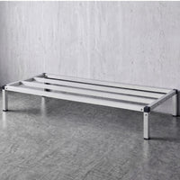 Giantz 122x51cm Aluminum Dunnage Rack Heavy Duty Kitchen Storage Platform