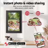 Artiss Digital Photo Frame 10.1 Inch WIFI Touch-Screen Picture Video Player 32G