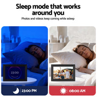 Artiss Digital Photo Frame 10.1 Inch WIFI Touch-Screen Picture Video Player 32G