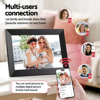 Artiss Digital Photo Frame 10.1 Inch WIFI Touch-Screen Picture Video Player 32G