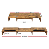 Artiss Dual Monitor Stand Riser