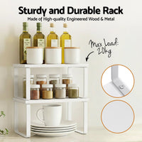 Cefito Kitchen Storage Shelves Rack Cupboard Cabinet Organiser Set of 2