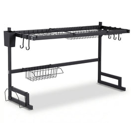Cefito Dish Drying Rack for Kitchen Storage Organisation Kitchen Sink Organiser Dish Drainer