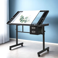 Drawing Desk Drafting Table Black