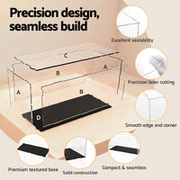 Artiss Clear Acrylic Display Case Dustproof Protection Box For Car Toys 15CM