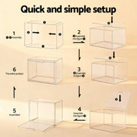 Artiss Clear Acrylic Display Case Dustproof Protection Box For Toys 27CM