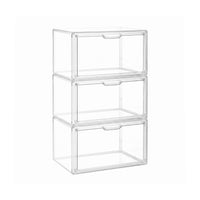 Artiss Clear Acrylic Display Case Box 2 Pack For Toys 54cm