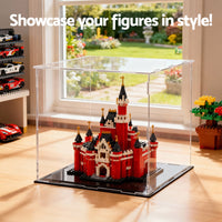 Artiss Clear Acrylic Display Case Dustproof Protection Box For Car Toys 30CM