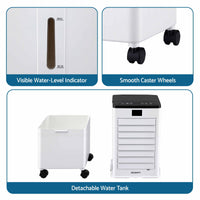 Devanti 8L 3-in-1 Evaporative Air Cooler 4 Ice Packs Remote Control 3 Speed