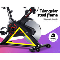 Spin Bike Exercise Bike Flywheel Cycling Home Gym Fitness Adjustable