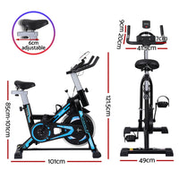 Spin Bike Exercise Bike 13KG Flywheel Fitness 150kg capacity