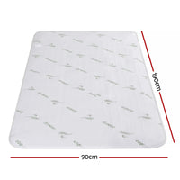 Giselle Electric Blanket Bamboo Fabric Single Fitted Heated Pad Underlay Washable Winter