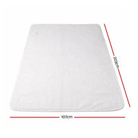 Giselle Electric Blanket LED Remote Sherpa Fleece Underlay Fully Fitted Machine Washable King Single