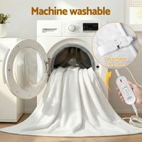 Giselle Electric Blanket King Single Heated Fully Fitted Washable Pad Winter Warm