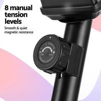 Everfit Under Desk Exercise Bike Magnetic Resistance Cardio workouts 120kg Capacity