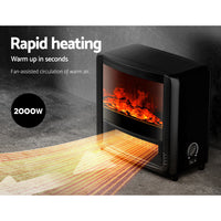 Electric Fireplace Fire Heaters 2000W