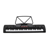 Alpha 49 Key Electronic Keyboard Portable Digital Piano Musical Instrument Black