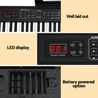 Alpha Piano Keyboard 88 Keys Electric Electronic Keyboard Piano Gift Black