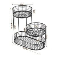 5-Star Chef Fruit Basket Bowl Space Saving Kitchen Food Storage Organiser