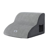 i.Pet Dog Ramp 2 Steps For Small Dogs Bed Sofa Car Foam Non-Slip Pet Cat Stairs