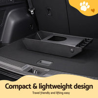 i.Pet Dog Ramp 3 Steps Pet Stairs For Bed Sofa Car Foldable Portable Ladder Black