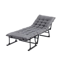 Gardeon 3-in-1 Sun Lounger Folding Camping Chair Adjustable Recliner Patio Furniture for Office Nap, Poolside