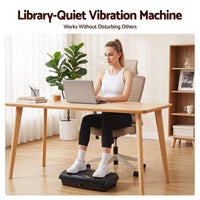 Everfit Vibration Plate Exercise Machine Full Body Shaker Workout Vibrate Fitness Platform with Bluetooth, 150KG Capacity, 150Speed Levels Vibrating Plate for Home Women Men, Black