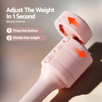 Everfit 2x2.5kg Adjustable Dumbbell Set Weights Set 4-in-1 Home Gym Workout Strength Training