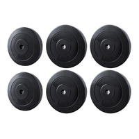 50kg Barbell Weight Plates Standard Home Gym Press Fitness Exercise