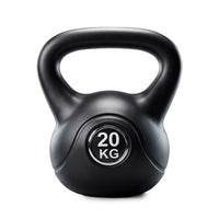Everfit 20kg Kettlebell Weights Strength Training with Anti-slip Carry Handle & Stable Base Gym Home