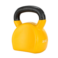 Everfit 20kg Kettlebell Set Weightlifting Bench Dumbbells Kettle Bell Gym Home 