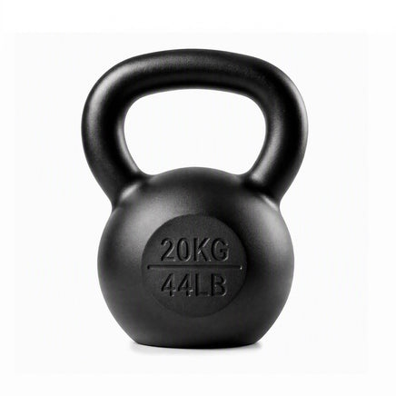 Everfit 20kg Cast Iron Kettlebell Powder Coating Flat Bottom Home Gym