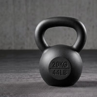 Everfit 20kg Cast Iron Kettlebell Powder Coating Flat Bottom Home Gym