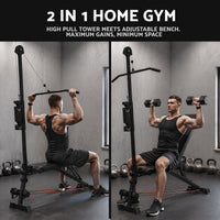 Everfit Adjustable Weight Bench Foldable Multi-Function Weight Bench