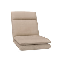 Floor Chair Sofa 1 Seater Linen Beige