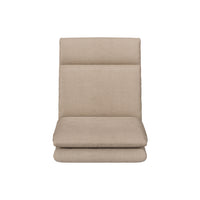 Floor Chair Sofa 1 Seater Linen Beige