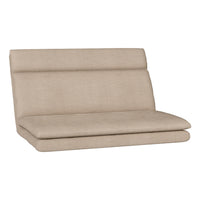 Floor Chair Sofa 2 Seater Linen Beige