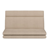 Floor Lounge Sofa Bed 2 Seater Linen Beige