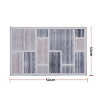 Artiss Floor Rug 50X80cm Doormat Soft Velvet Non-Slip Bath Mat Small Modern