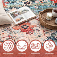 Artiss Floor Rug 200X290cm Large Washable Area Rug Modern Living Room Carpet Mat