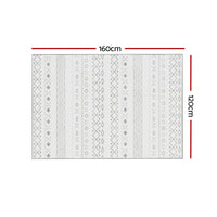 Rug 120x160cm Area Rug Washable Mat Large Carpet Soft Short Pile Una
